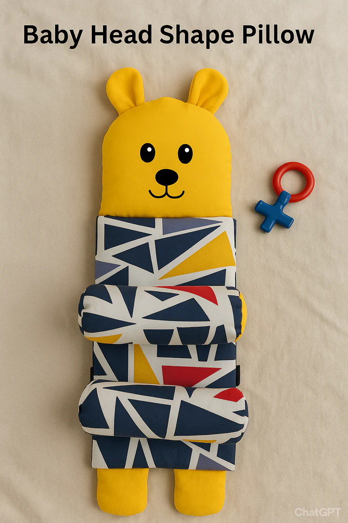 Newborn Head Shaping Pillow – Anti Flat Head Support Cushion