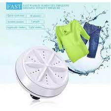 Mini Portable Ultrasonic Turbine Washing Machine – USB Automatic Washer for Clothes & Dishes