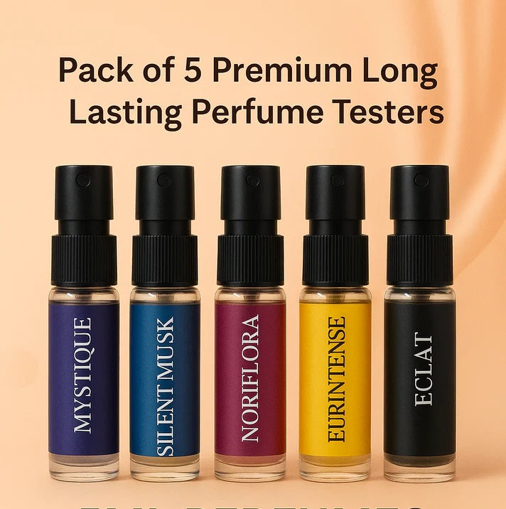 Pack of 5 Premium Perfumes – 5ml Each ✨