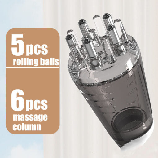 Hair Oil Scalp Applicator Comb, Mini Bottle Hair Root Scalp Massager