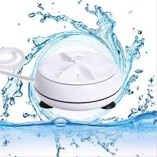 Mini Portable Ultrasonic Turbine Washing Machine – USB Automatic Washer for Clothes & Dishes