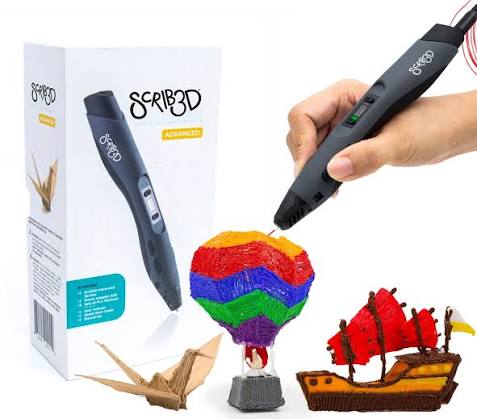 3D Pen LED Display 2nd Generation 3D Printing Pen with 9M ABS Filament Arts DIY pens for Kids Drawing Tools