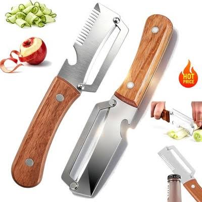 3-in-1 Stainless Steel Peeler and Grater (Imported)